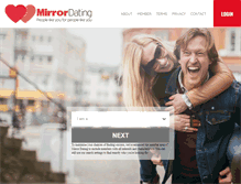 Tablet Screenshot of mirrordating.co.uk